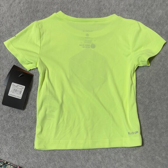 Hurley Baby 12M Infant Toddler Swim Shorts Rashguard 2-piece Yellow Gray SPF 50+ - Picture 3 of 7